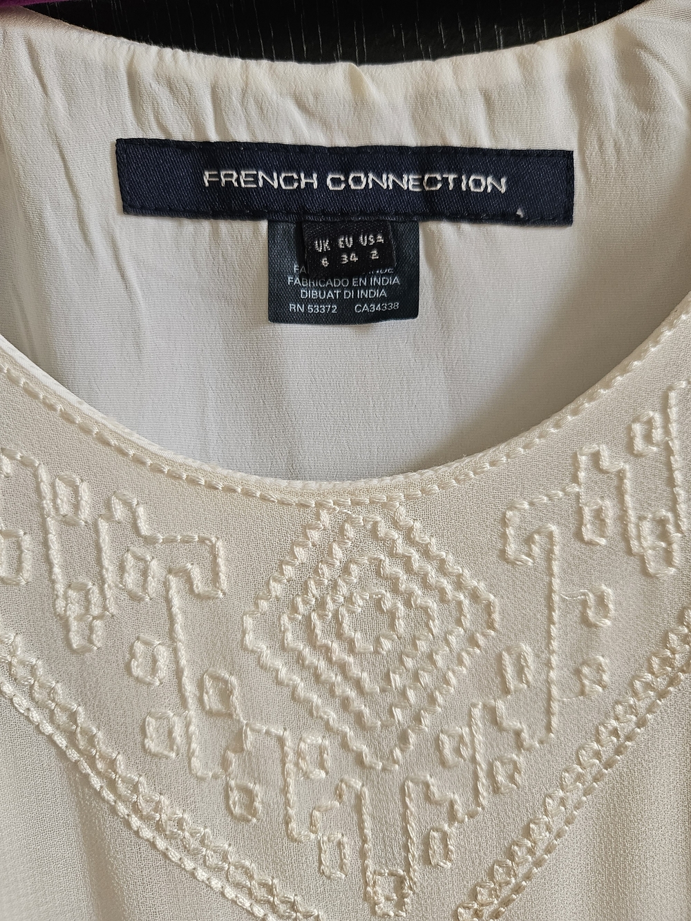 Art Deco Beaded Fringe Mini Dress • Gatsby Flapper Style •French Connection - Picture 4 of 10